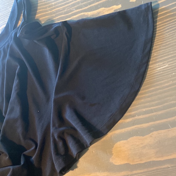 Chico's Chico’s Black Knit Short Sleeve Blouse - Women | Color: Black | Size: XL - Picture 3 of 4